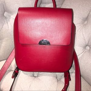 Zara Red Backpack